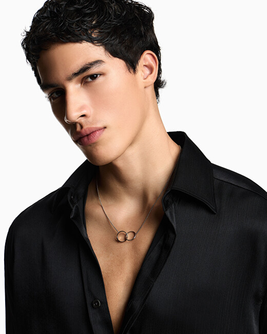 Emporio Armani Pánský bicolor náhrdelník EGS3231710