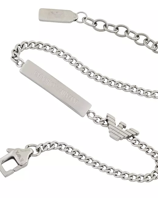 Emporio Armani Pánský elegantní náramek z oceli EGS3310040