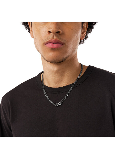 Emporio Armani Pánský náhrdelník s krystaly EGS3292001