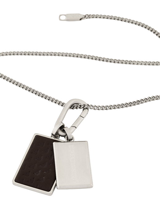 Emporio Armani Pánský ocelový náhrdelník s psí známkou EGS3252040