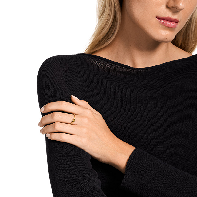 Emporio Armani Pozlacený moderní prsten Sentimental EG3638710