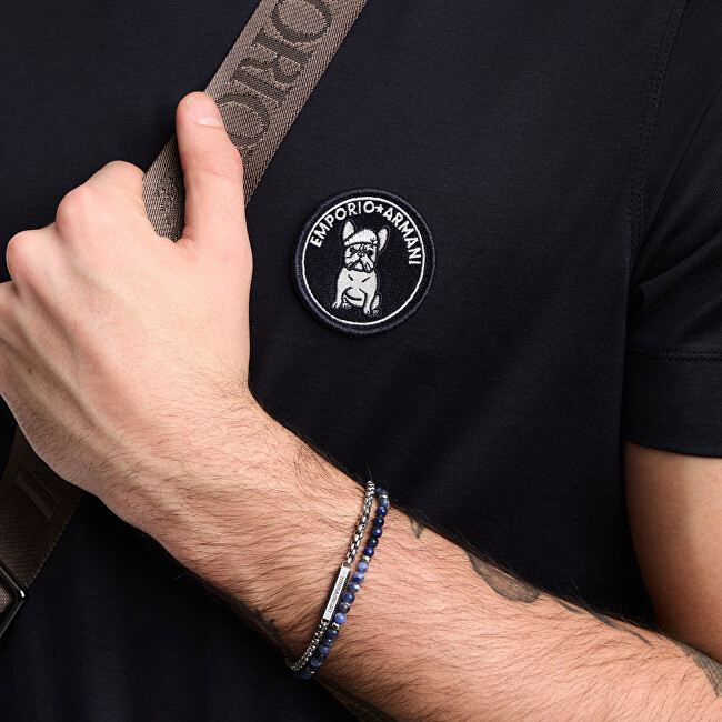 Emporio Armani Slušivý dvojitý náramek pro muže EGS3323040