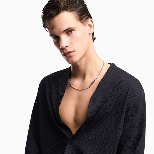 Emporio Armani Stylový ocelový náhrdelník pro muže EGS3309040