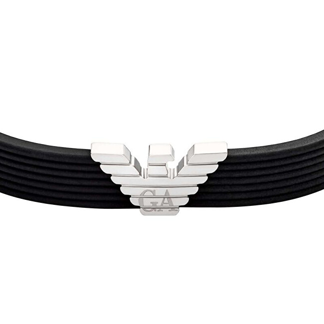 Emporio Armani Stylový pánský náramek Eagle Logo EGS3168040