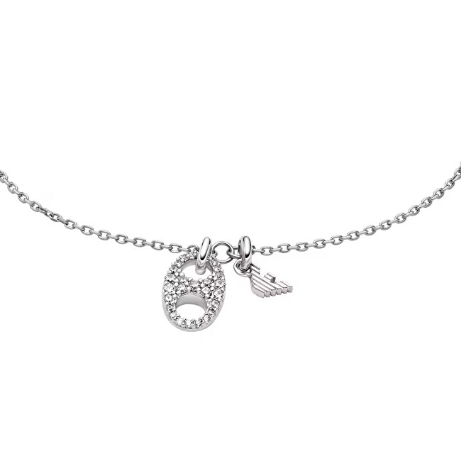 Emporio Armani Dámský stříbrný náramek s kubickými zirkony EG3631040