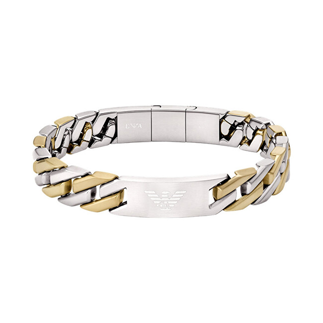 Emporio Armani Bicolor ocelový náramek EGS3314040
