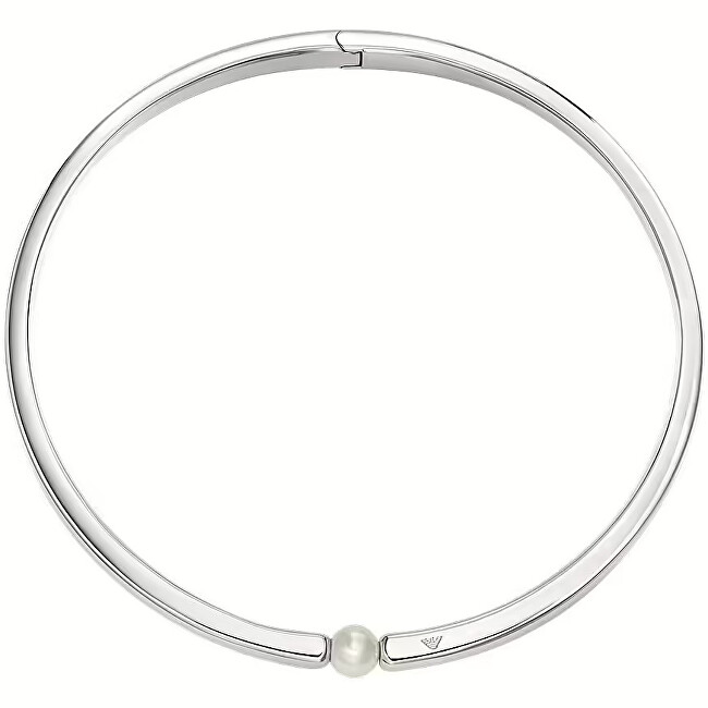 Emporio Armani Luxusní pevný náhrdelník s perličkou EGS3255040