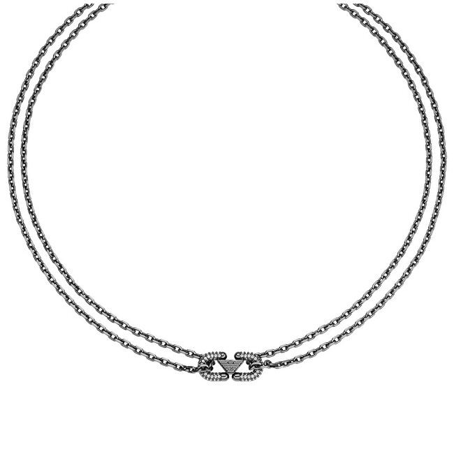 Emporio Armani Pánský náhrdelník s krystaly EGS3292001