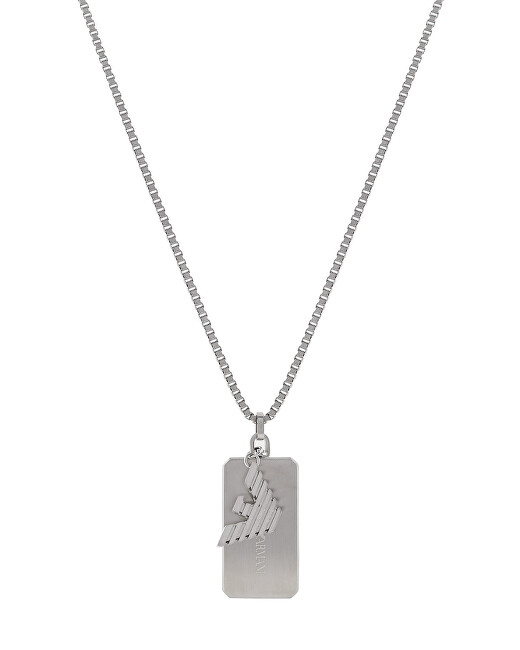 Emporio Armani Pánský náhrdelník z oceli Eagle Logo EGS3167040
