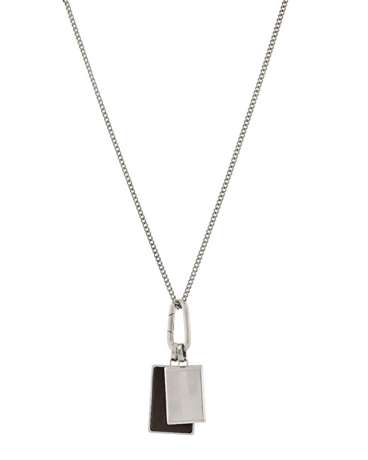 Emporio Armani Pánský ocelový náhrdelník s psí známkou EGS3252040