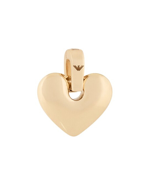 Emporio Armani Pozlacený srdíčkový přívěsek Charm EGS3284710