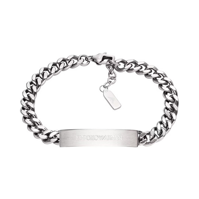 Emporio Armani Stylový pánský náramek z oceli EGS3304040