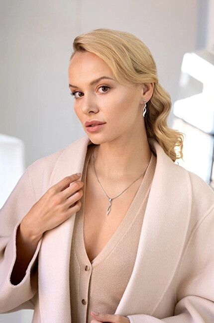 Evolution Group Luxusní náušnice s krystaly Swarovski 31162.1 krystal