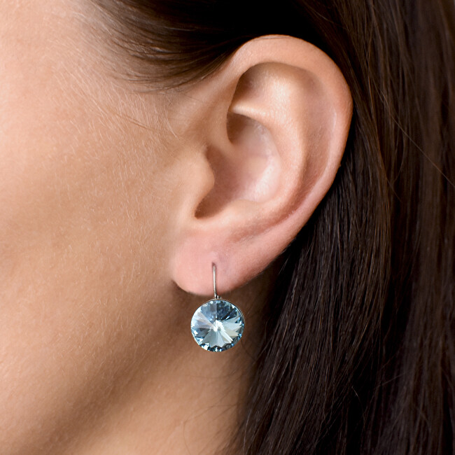 Evolution Group Stříbrné náušnice s krystaly Swarovski 31106.1