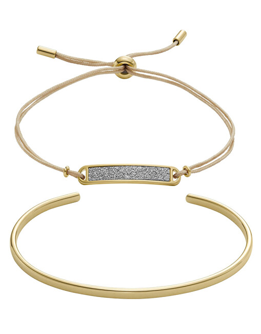 Fossil Dámský set pozlacených náramků Core Gifts JGFTSET1082