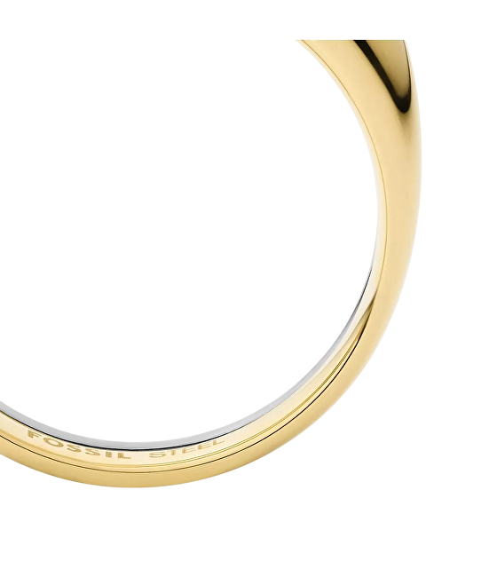 Fossil Elegantní dámský bicolor prsten Ellis JF04876998