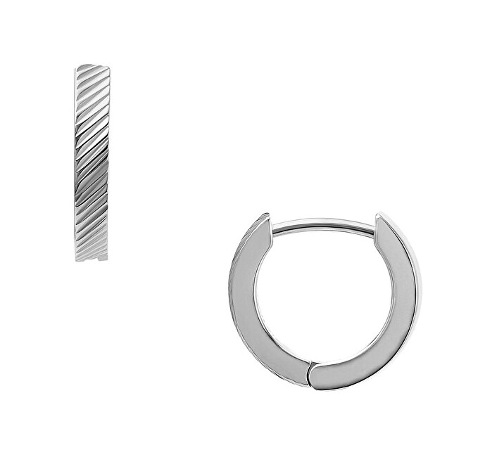 Fossil Elegantní ocelové kruhy Harlow JF04772040