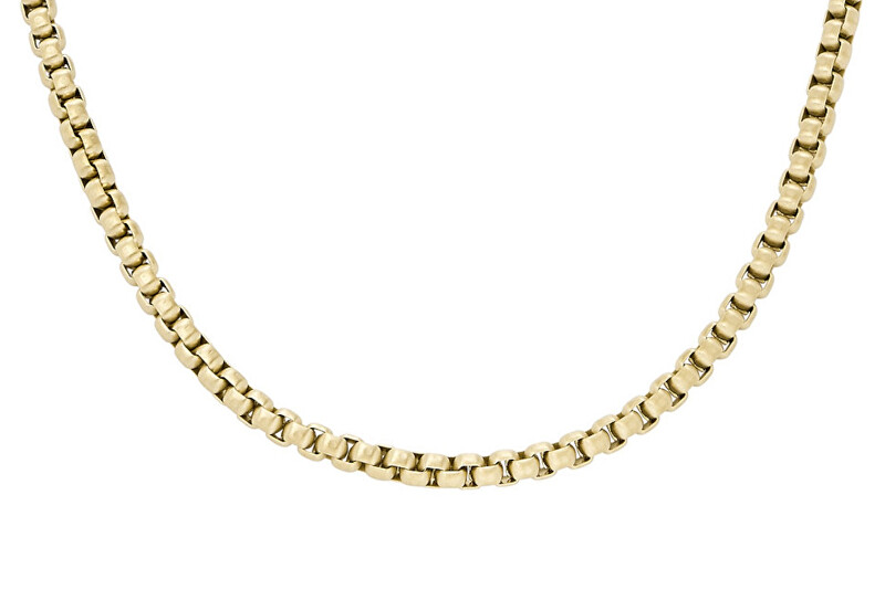 Fossil Elegantní pozlacený náhrdelník JF04504710