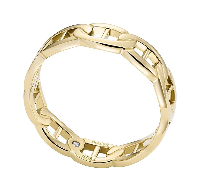 Fossil Fashion pozlacený prsten Heritage JF04782710