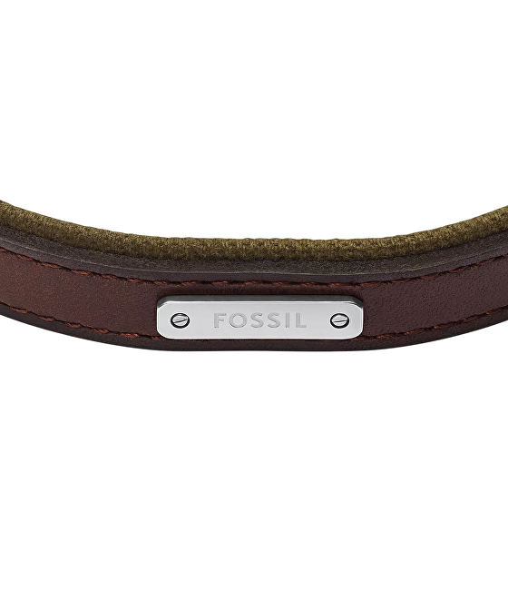 Fossil Kožený náramek pro muže Everett JA7315998