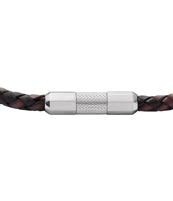 Fossil Kožený náramek pro muže JF04918040