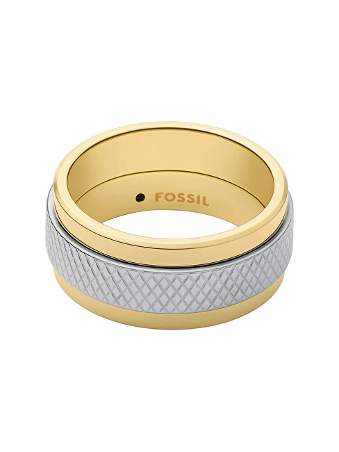 Fossil Moderní bicolor prsten Knox JF04917998