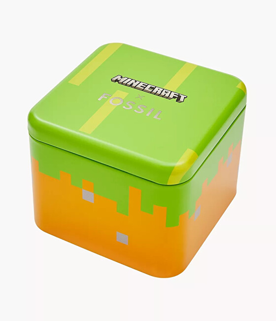 Fossil Černý korálkový náramek Minecraft x Fossil JFC04861001
