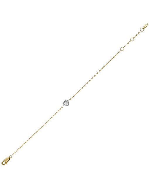 Fossil Něžný bicolor náramek z oceli Sadie JF04679998