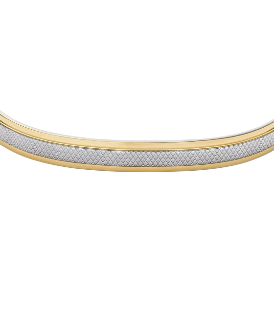 Fossil Otevřený pevný náramek pro muže Knox JF04916998