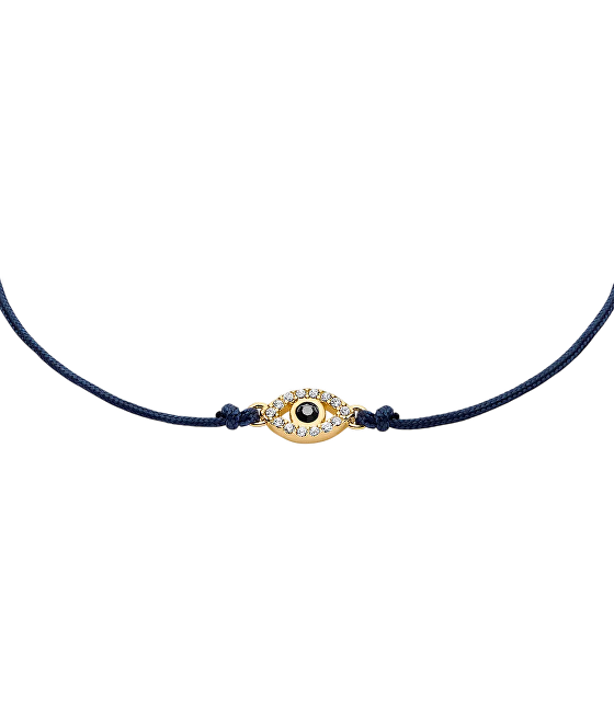Fossil Šňůrkový náramek Evil eye Sutton Mini Moments JA7312710