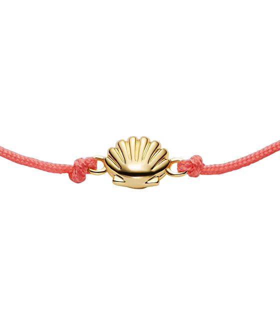 Fossil Šňůrkový náramek Mušle Sutton Mini Moments JA7313710