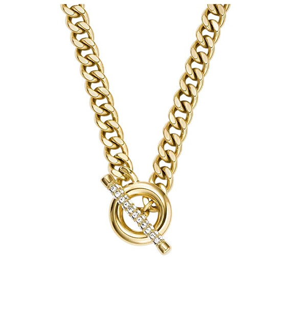 Fossil Dámský náhrdelník s krystaly Carlie T-Bar JF04956710