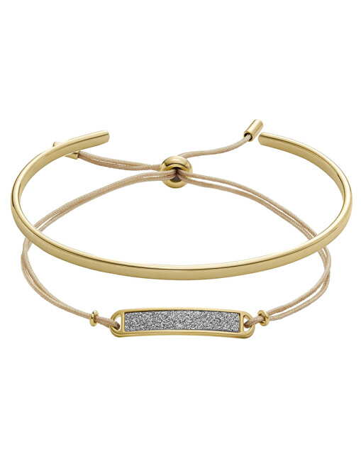 Fossil Dámský set pozlacených náramků Core Gifts JGFTSET1082