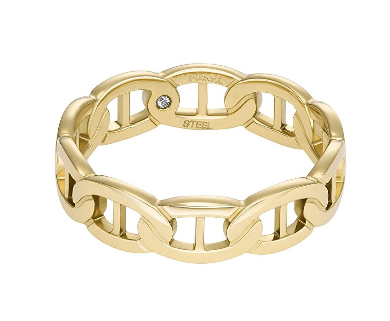 Fossil Fashion pozlacený prsten Heritage JF04782710
