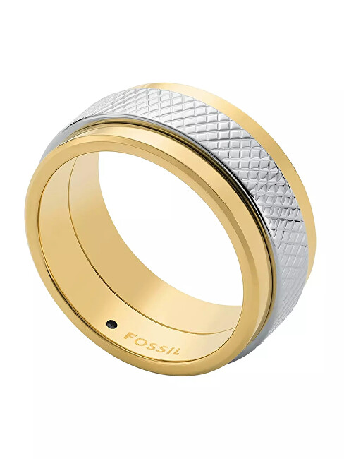 Fossil Moderní bicolor prsten Knox JF04917998