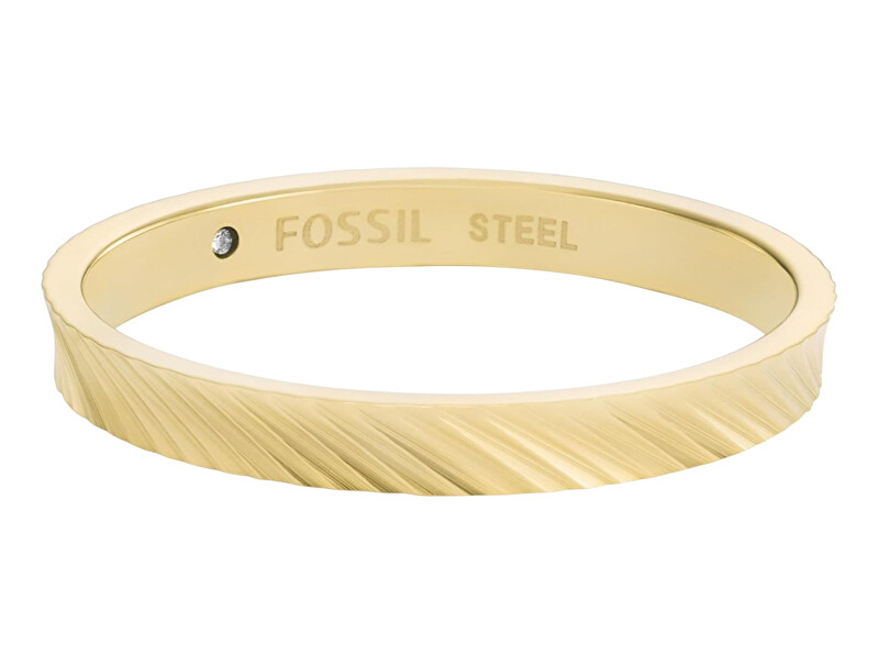 Fossil Moderní pozlacený prsten Harlow JF04756710