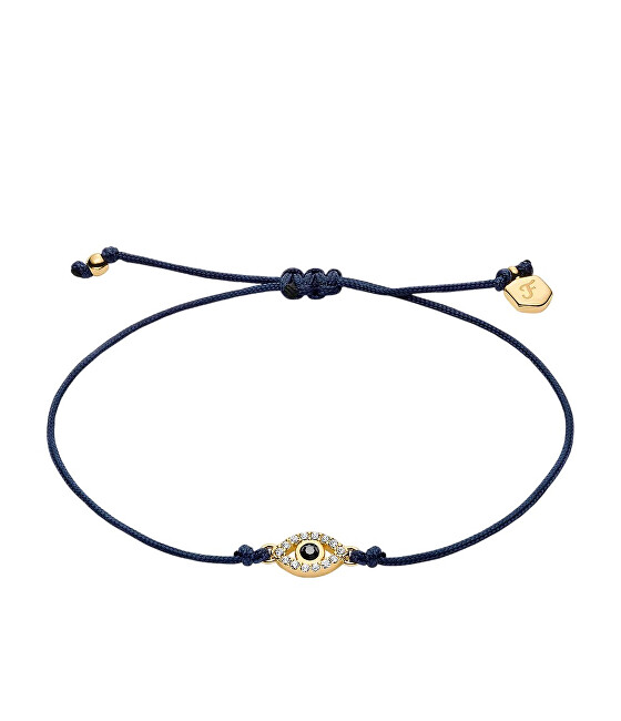 Fossil Šňůrkový náramek Evil eye Sutton Mini Moments JA7312710