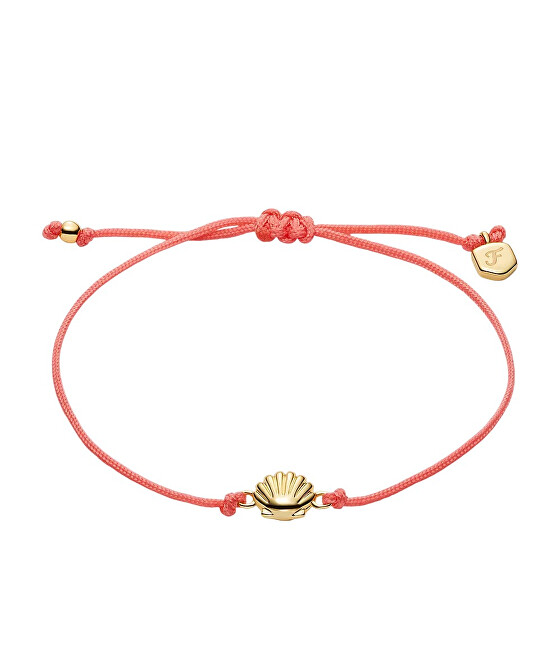 Fossil Šňůrkový náramek Mušle Sutton Mini Moments JA7313710