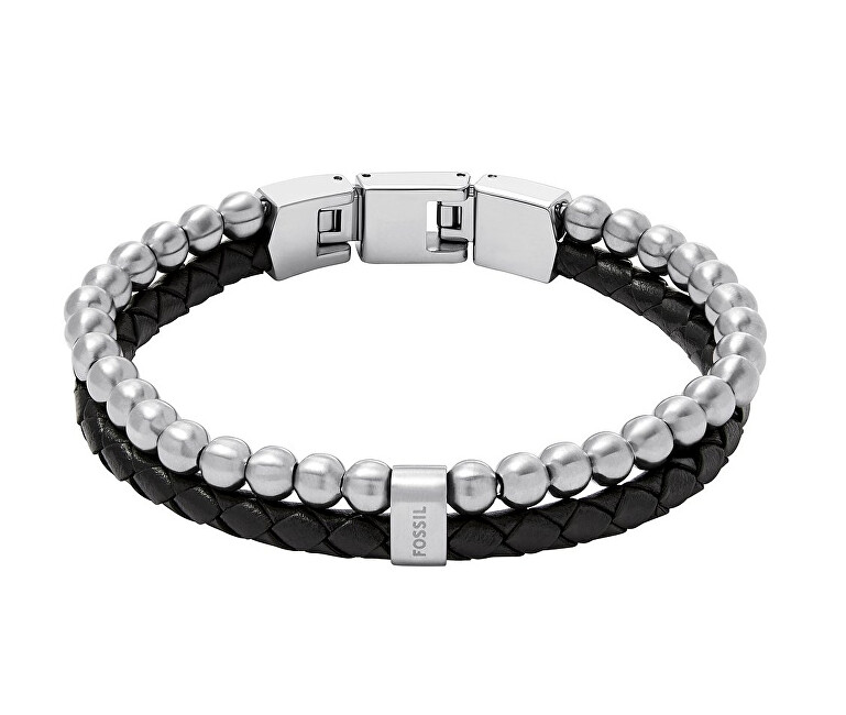 Fossil Stylový dvojitý náramek pro muže JF04855040