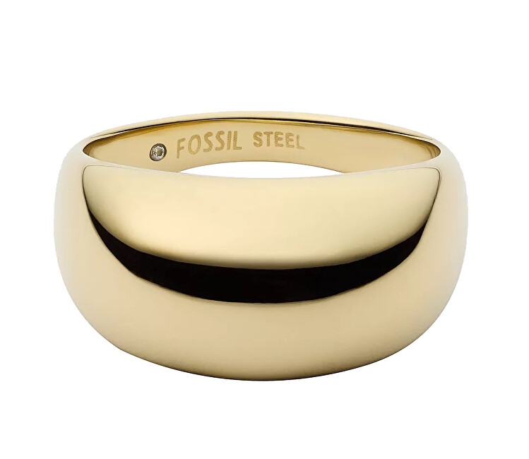 Fossil Výrazný pozlacený prsten pro ženy Ellis JF04746710