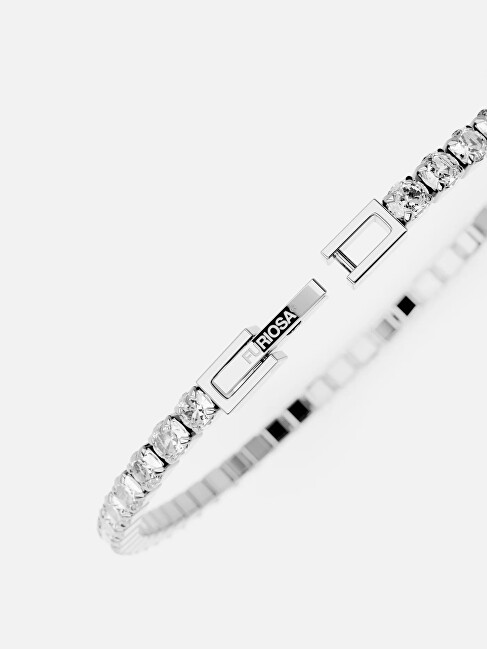 Furiosa Blyštivý tenisový náramek s čirými krystaly Swarovski SB-TENNIS-S