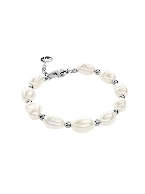 Furiosa Perlový náramek Panama Pearls SB-PANAMA-S bílá, perleťová, stříbrná