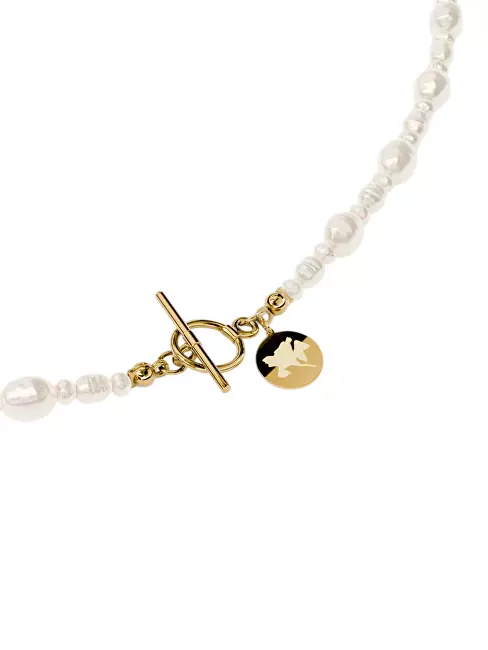 Furiosa Pozlacený perlový náhrdelník Nerrisa Choker SN-NERRISA-G 38 cm