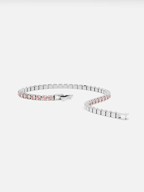 Furiosa Tenisový náramek s růžovými krystaly Swarovski SB-ROSALINETENNIS-S