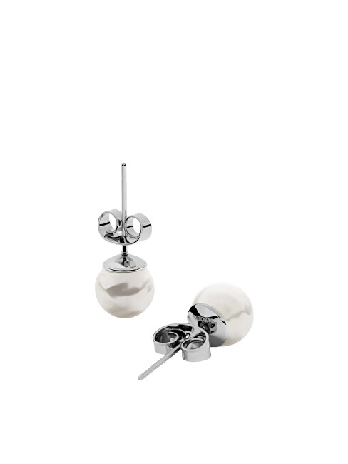 Furiosa Elegantní peckové náušnice Pearl Dot SE-PEARLDOT-S