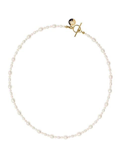 Furiosa Pozlacený perlový náhrdelník Nerrisa Choker SN-NERRISA-G 38 cm
