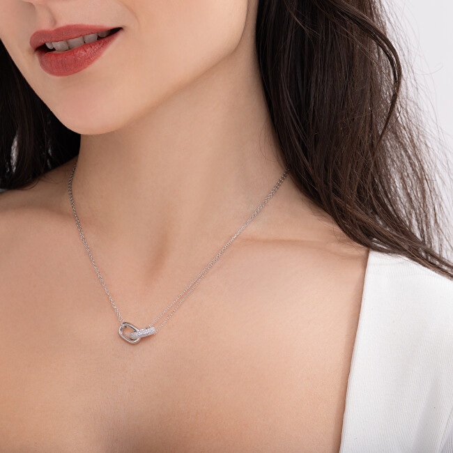 Guess Dvojitý náhrdelník se zirkony Nuances JSBN04550JWRHT/U