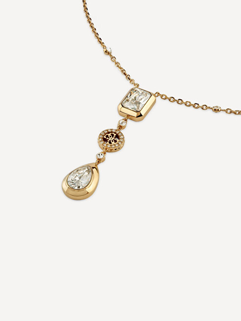 Guess Elegantní pozlacený náhrdelník 4G Light JUBN05234JWYGT/U