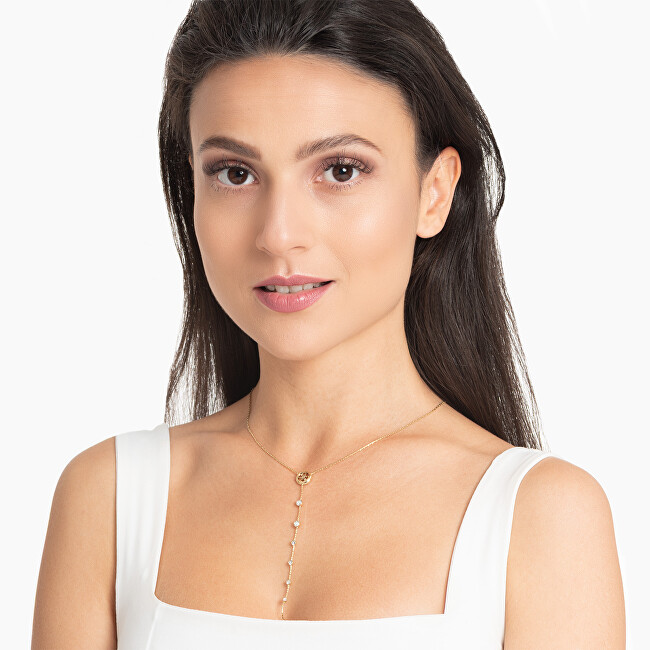 Guess Elegantní pozlacený náhrdelník Perfect Illusion JUBN03378JWYGT/U