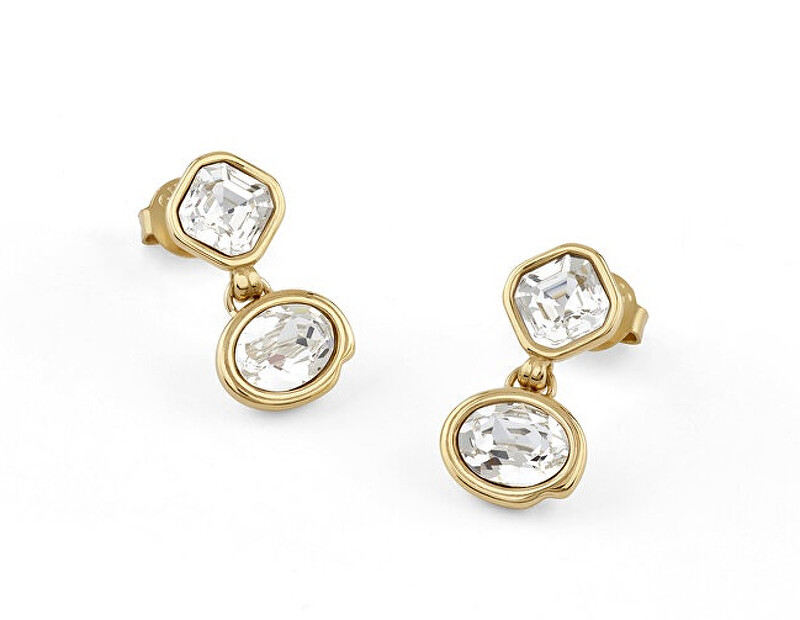 Guess Elegantní visací náušnice s krystaly Mamounia JUBE05313JWYGT/U